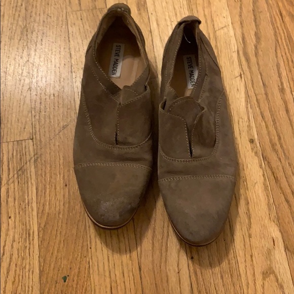 Tan Suede Steve Madden Loafers Size 9.5 - Picture 2 of 4
